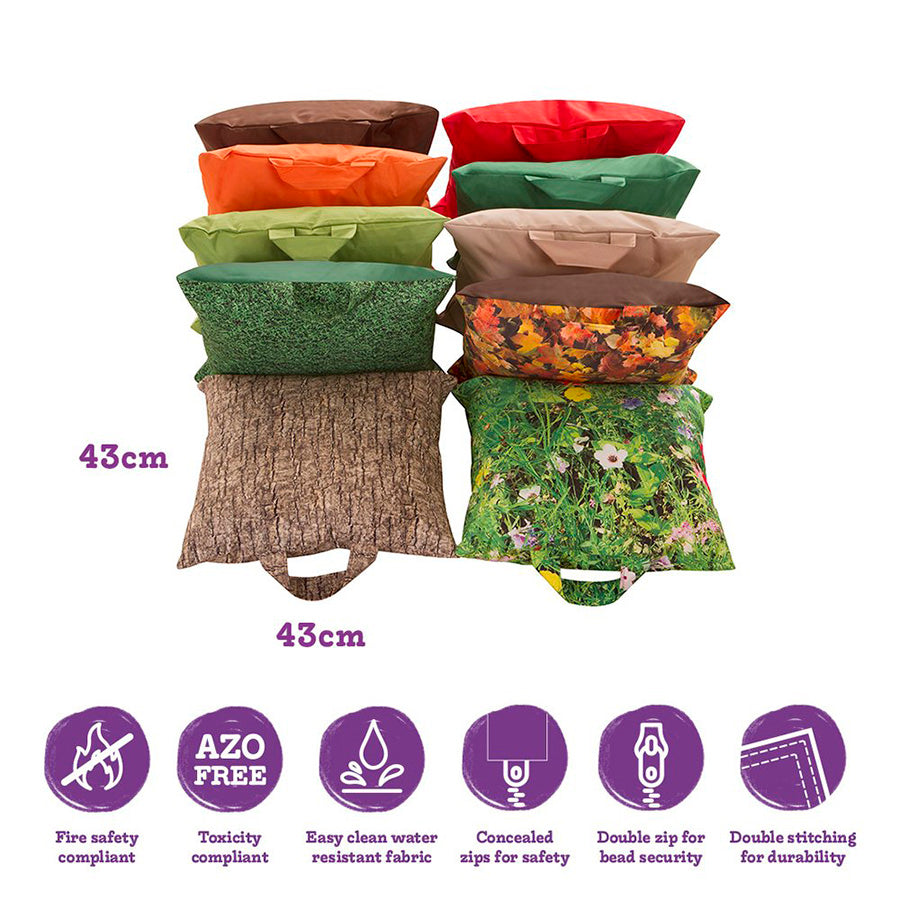 Learn About Nature Grab-And-Go Seasons Carry Cushions Set Of 10
