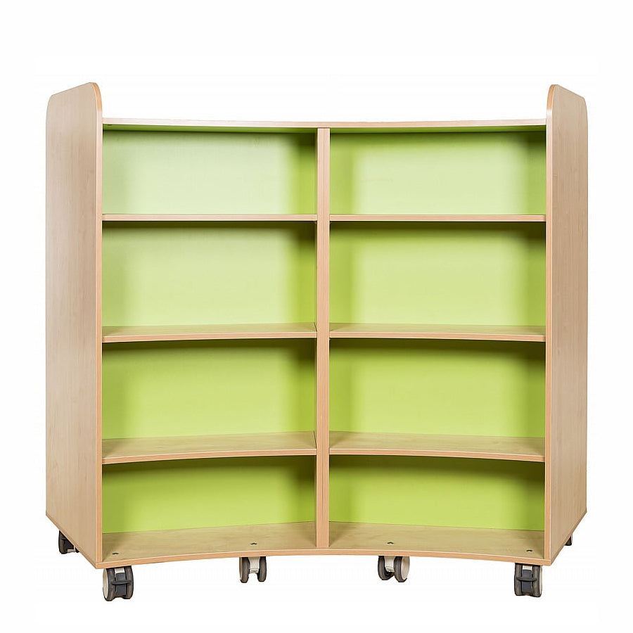 KubbyClass® Grand Curved Library Bookcases (4 Heights)