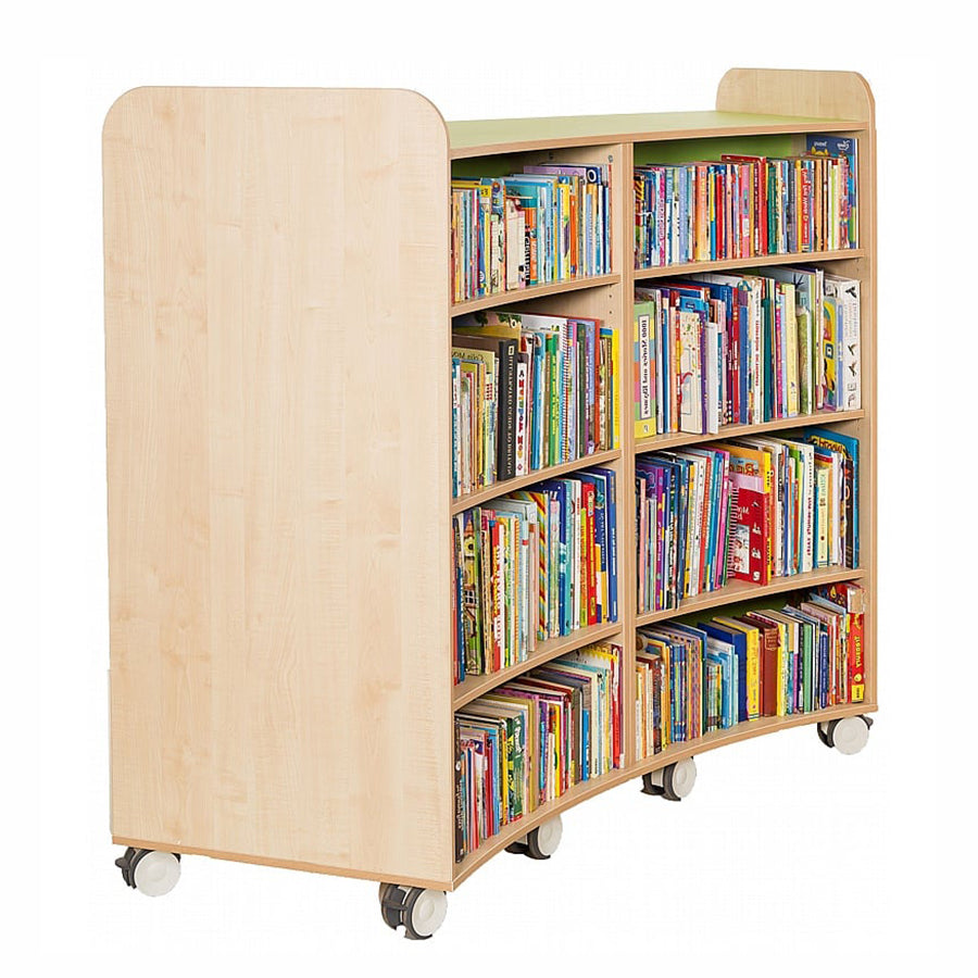KubbyClass® Grand Curved Library Bookcases (4 Heights)