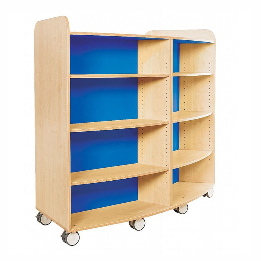 KubbyClass® Grand Curved Library Bookcases (4 Heights)