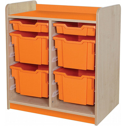 KubbyClass® - 2 Shallow & 4 Extra Deep Tray Double Unit