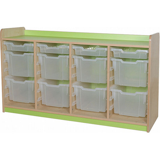 KubbyClass® - 4 Shallow & 8 Extra Deep Tray Quad Unit