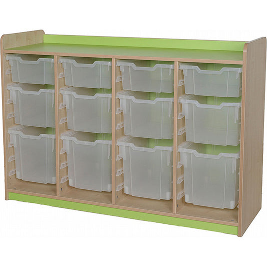 KubbyClass® - 4 Deep, 4 Extra Deep & 4 Jumbo Tray Quad Unit