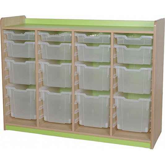 KubbyClass® - 4 Shallow, 4 Deep, 4 Extra Deep & 4 Jumbo Tray Quad Unit