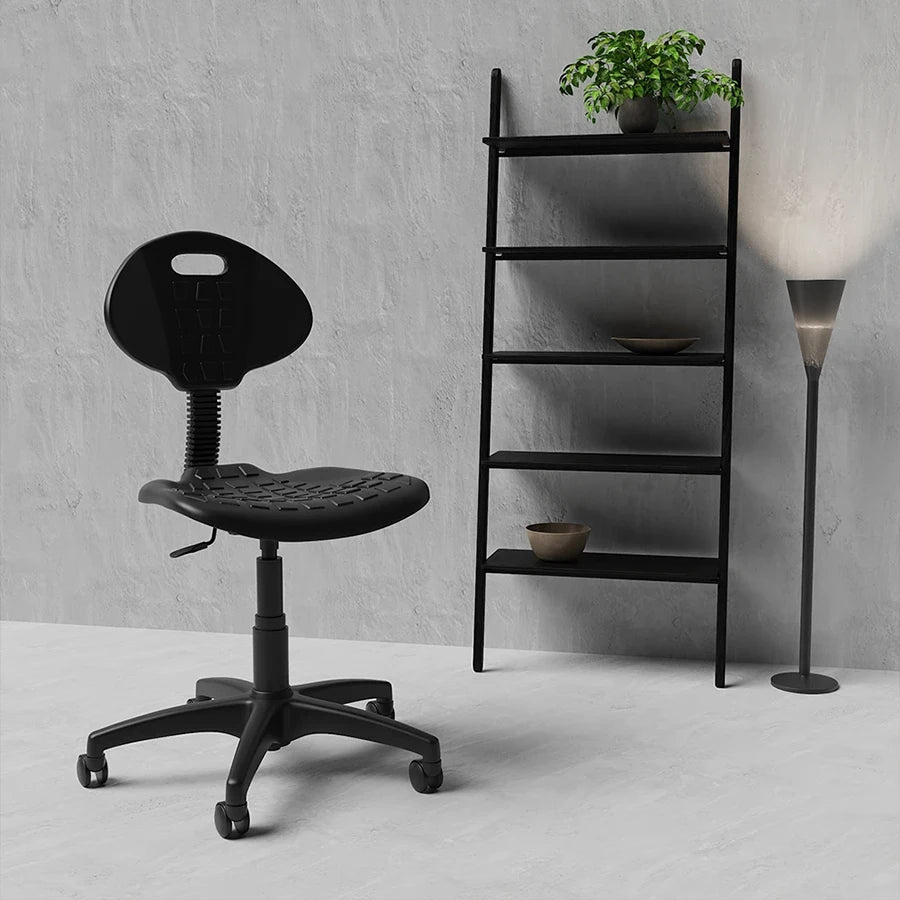 Malaga Polyurethane Medium Back Task Operator Office Chair