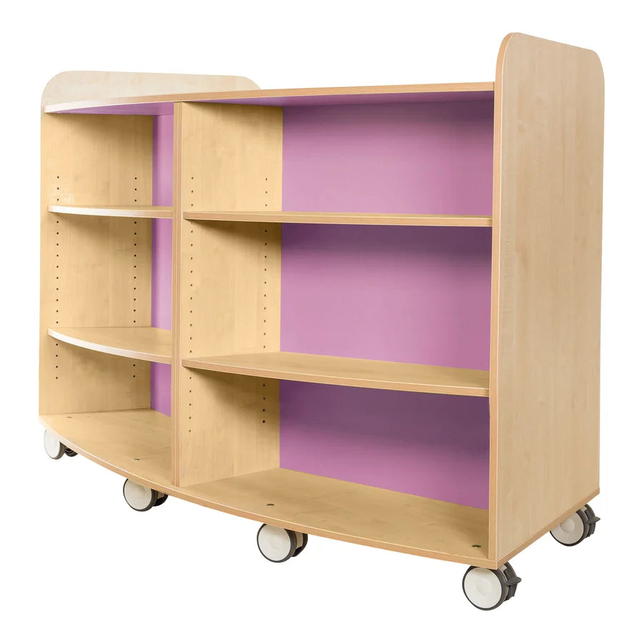 KubbyClass® Grand Curved Library Bookcases (4 Heights)