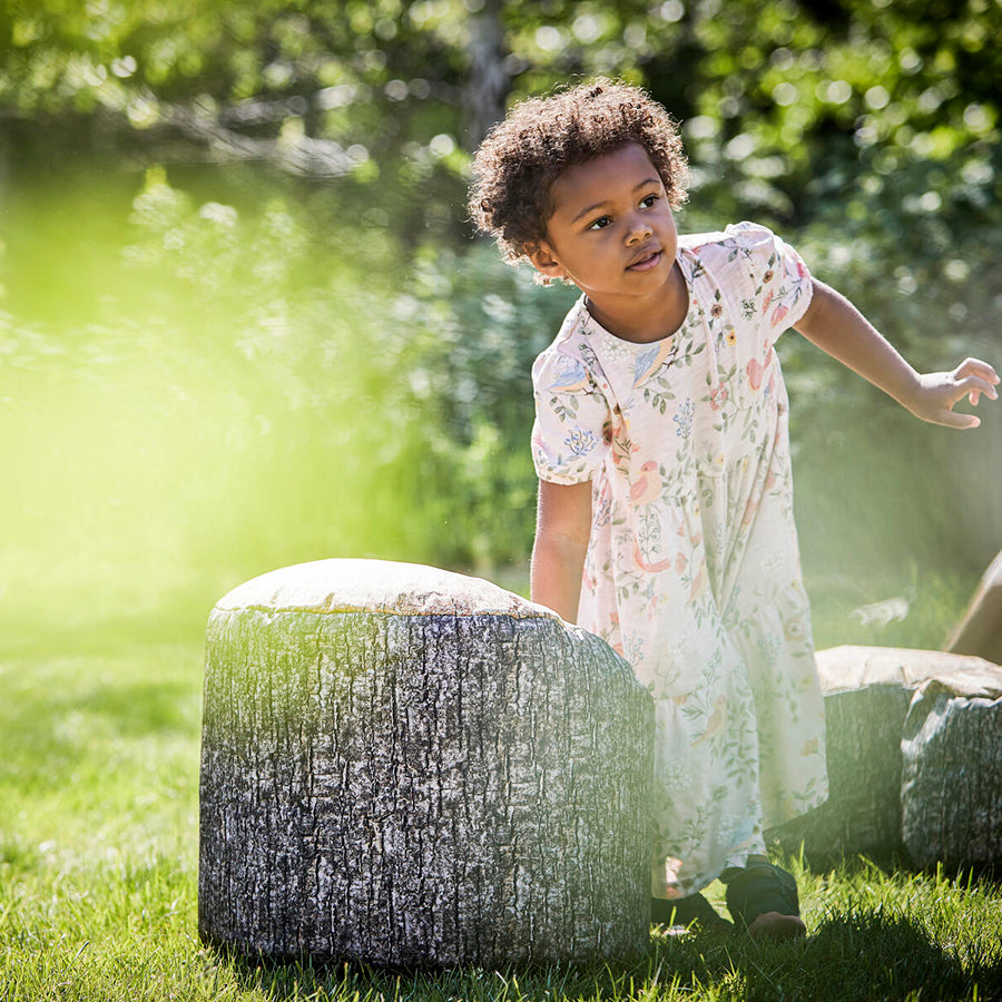 Learn About Nature Woodland Tree Stump Stool Set Pack Of 4