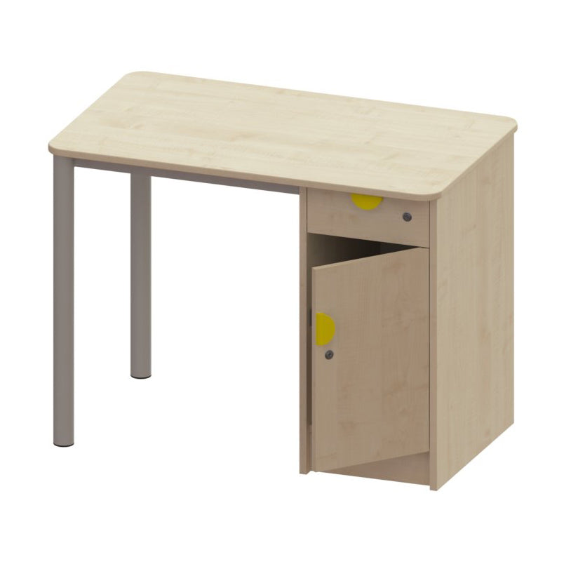 Trudy Teachers Desk With Right Or Left Hand Cupboard