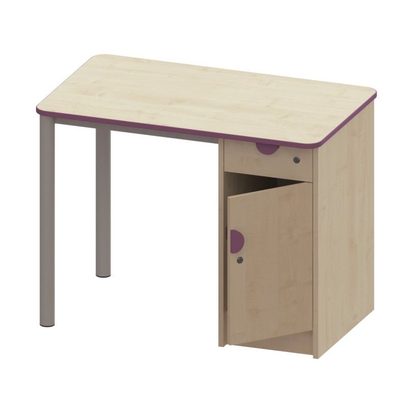 Trudy Teachers Desk With Right Or Left Hand Cupboard