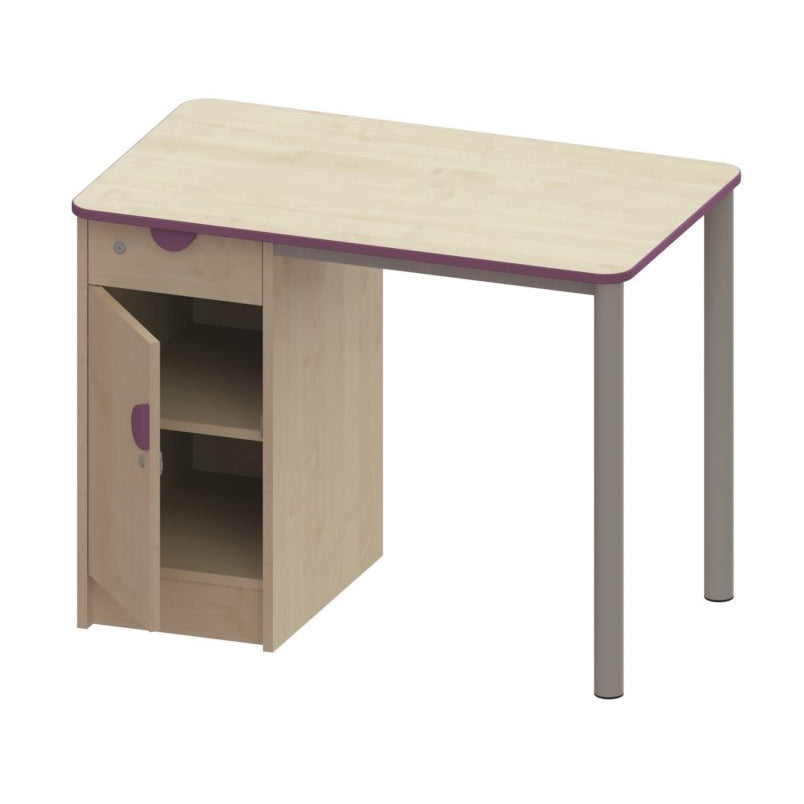Trudy Teachers Desk With Right Or Left Hand Cupboard