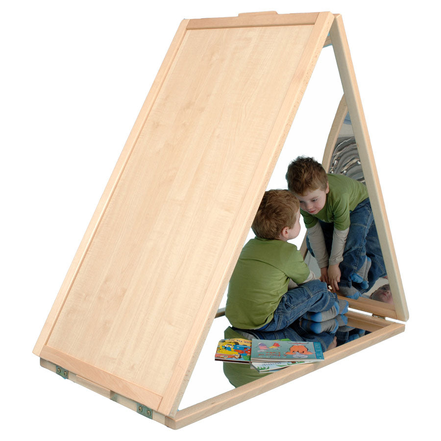 Triangular Floor Mirror