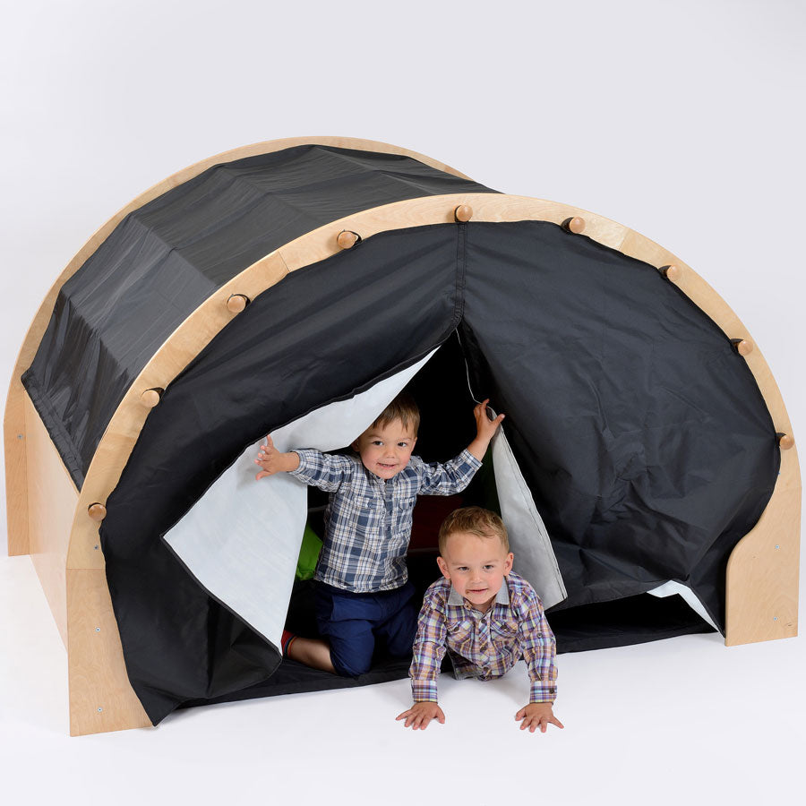 Play Pod & Canopy & 2 Sets Of Curtains