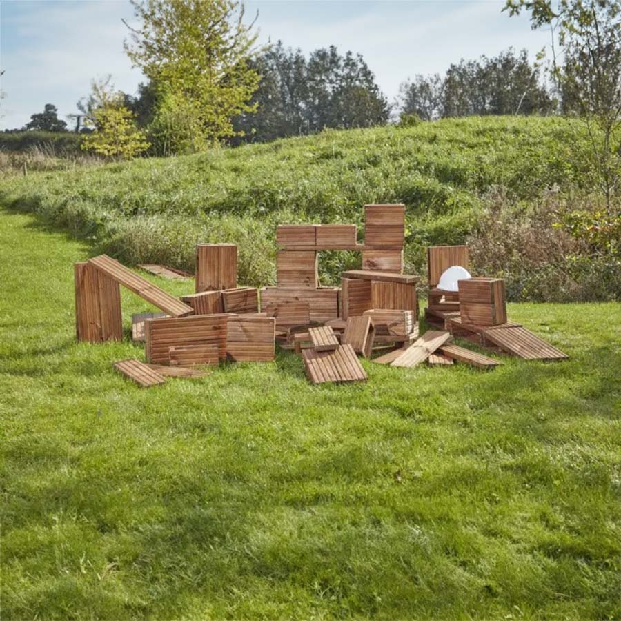Deckciting Blocks Builders Yard Pack - Pack of 50