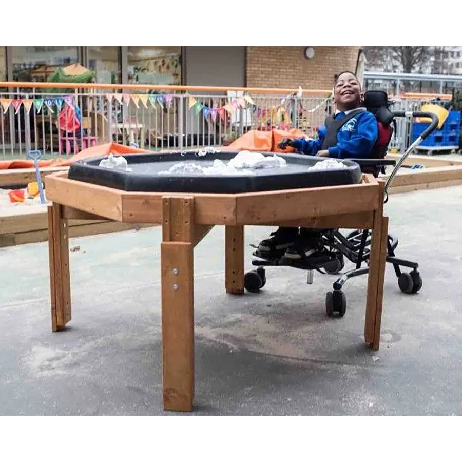 Tuff Spot Tray - Wheelchair Friendly Outdoor Wooden Stand