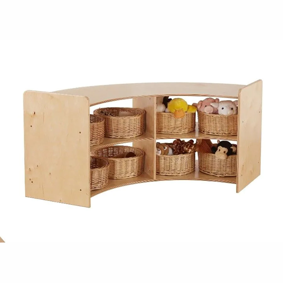 Rookie Range - Large Curve Open Shelving Unit