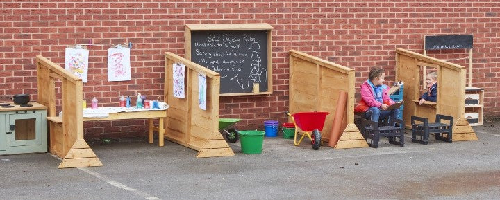 Playground Room Dividers (2 Windows, 2 Walls)