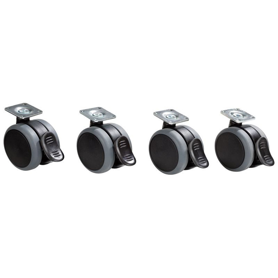 Set Of 4 Castors With Brakes For Babi Up Units