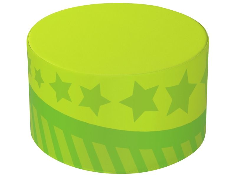 Graphic Decorative Pouffe