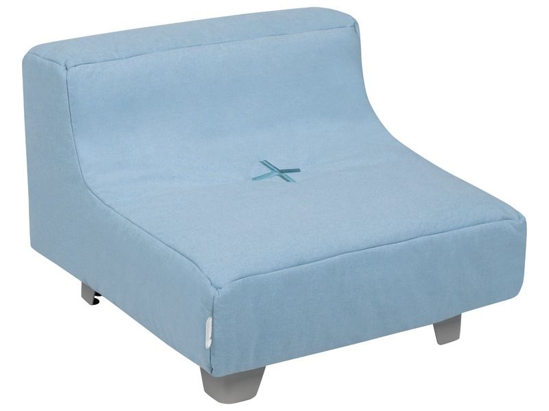 Low Chair With Cocoon Comfort Metal Legs