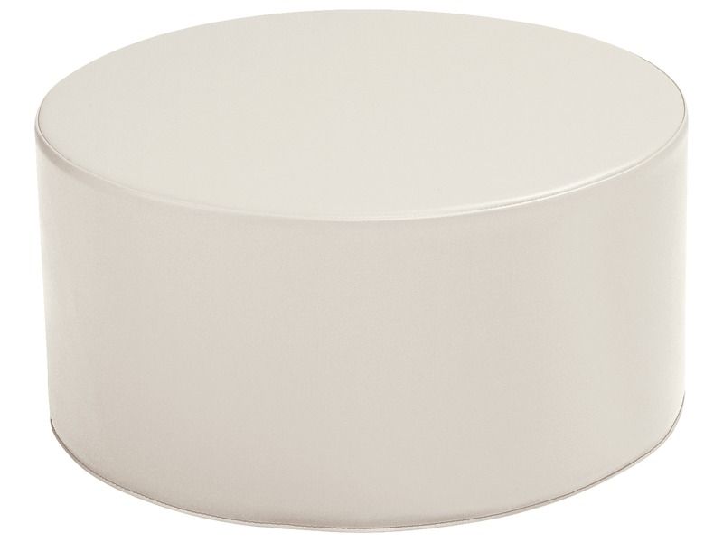 Round Pouffe Organic Basic H: 32 Cm