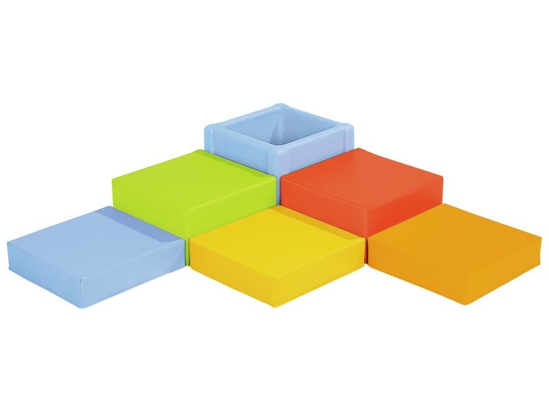 Square Pouffe Checkerboard Corner Square Modules