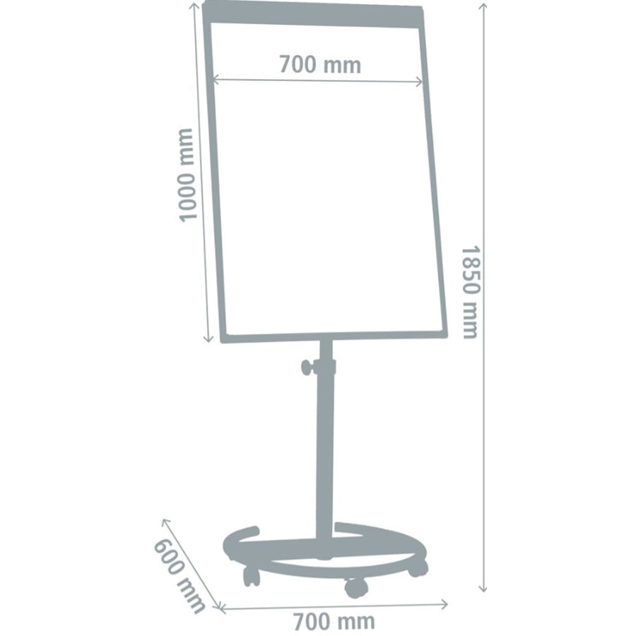 Mobile Easel Round Base
