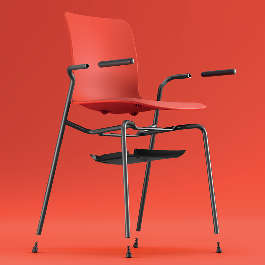 Ana Four Leg Stackable Chair