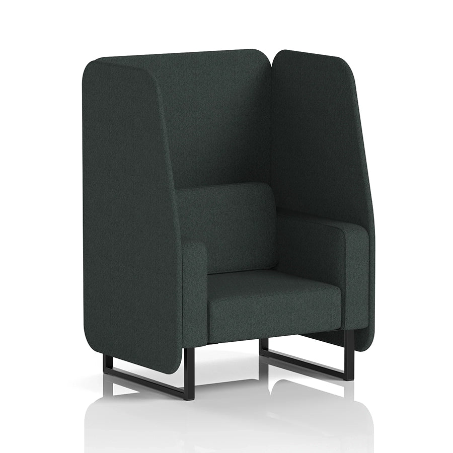 Brixworth Open Booth in Single Tone - 1 Seater