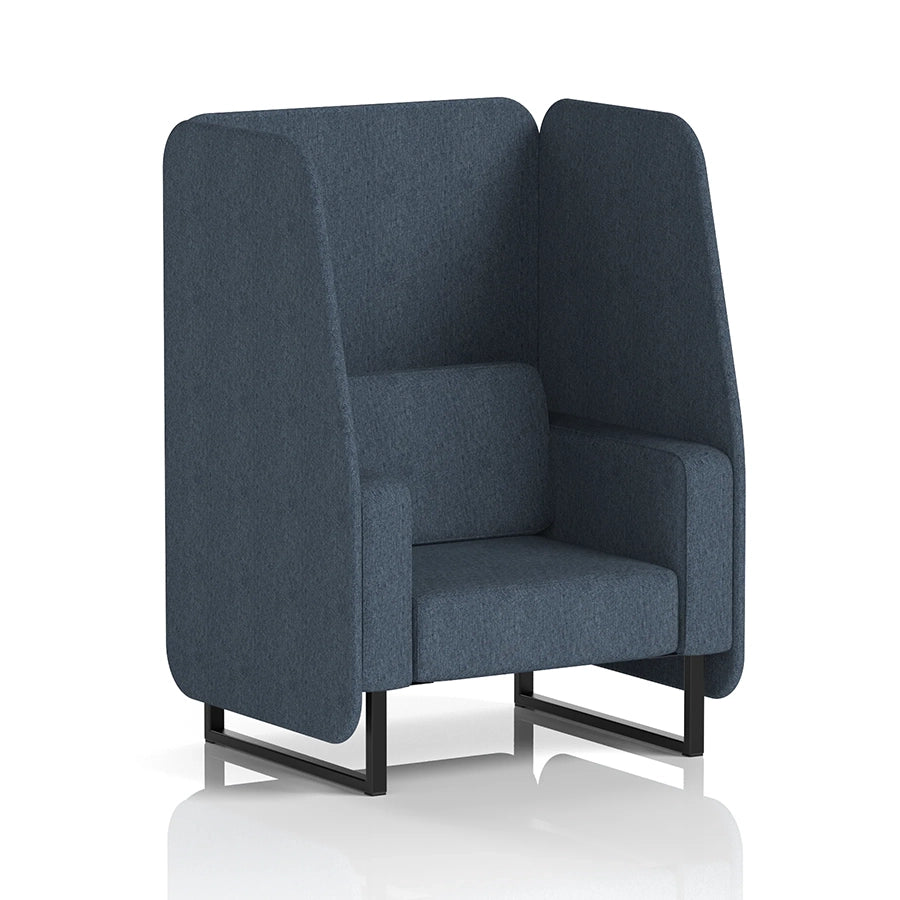 Brixworth Open Booth in Single Tone - 1 Seater