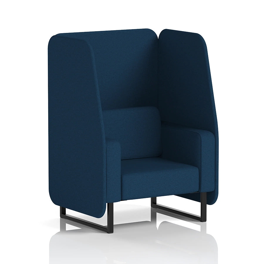 Brixworth Open Booth in Single Tone - 1 Seater