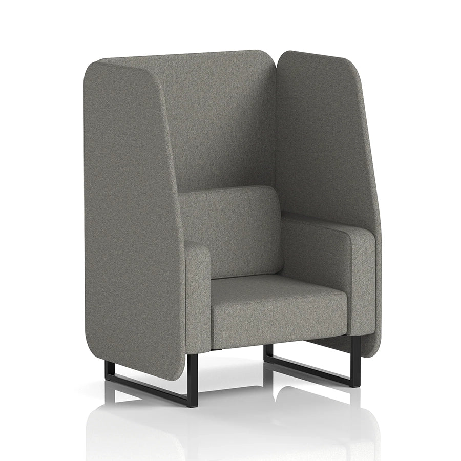 Brixworth Open Booth in Single Tone - 1 Seater