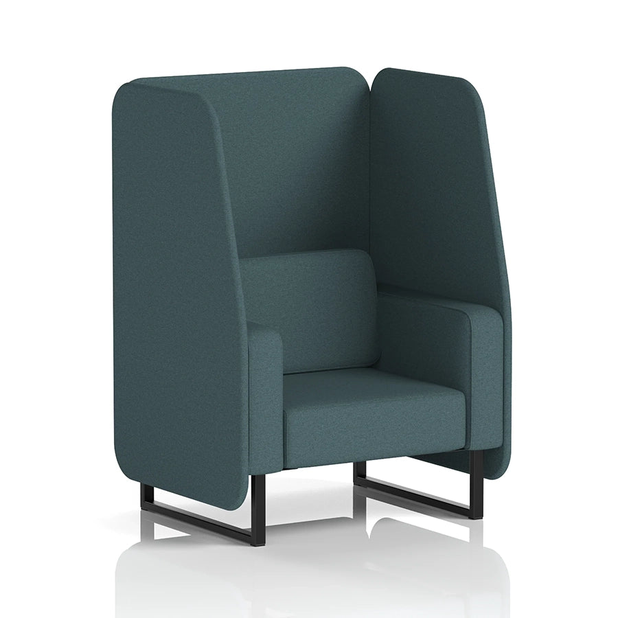 Brixworth Open Booth in Single Tone - 1 Seater