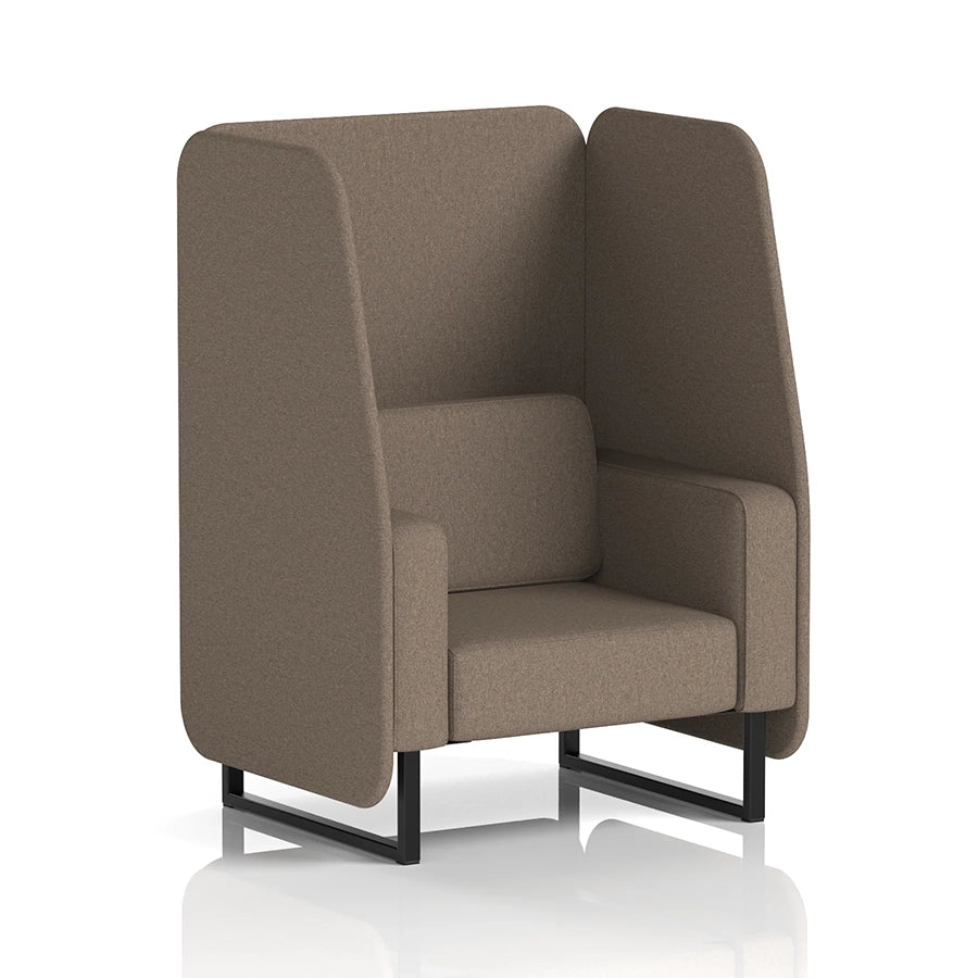 Brixworth Open Booth in Single Tone - 1 Seater