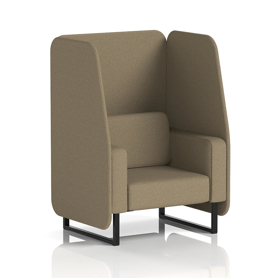 Brixworth Open Booth in Single Tone - 1 Seater