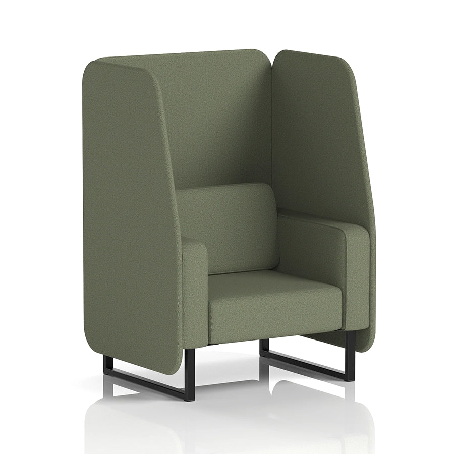 Brixworth Open Booth in Single Tone - 1 Seater
