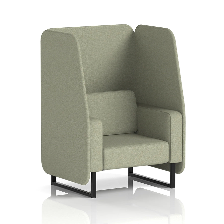Brixworth Open Booth in Single Tone - 1 Seater