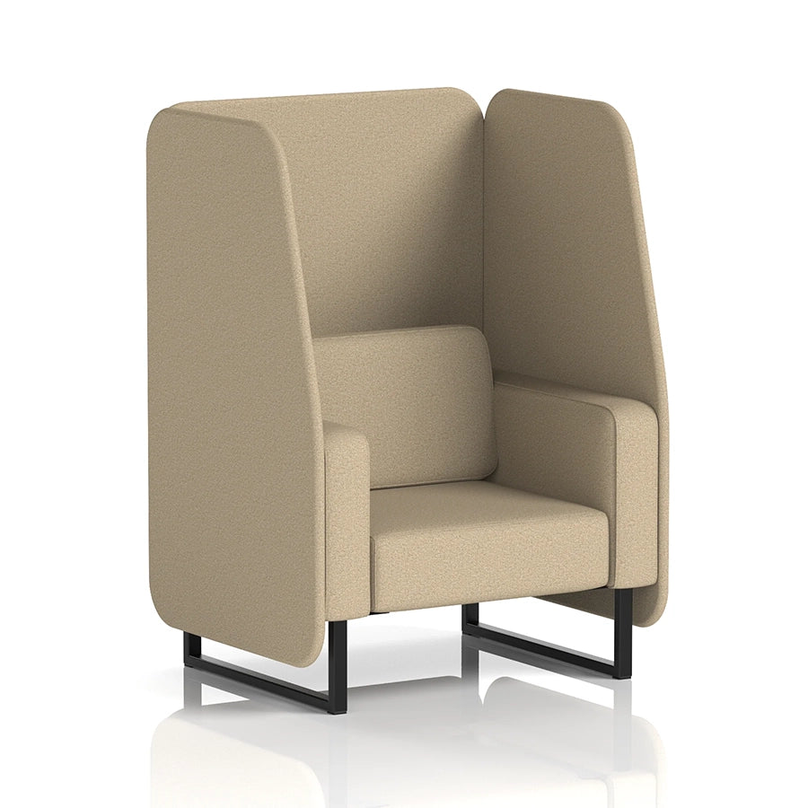 Brixworth Open Booth in Single Tone - 1 Seater