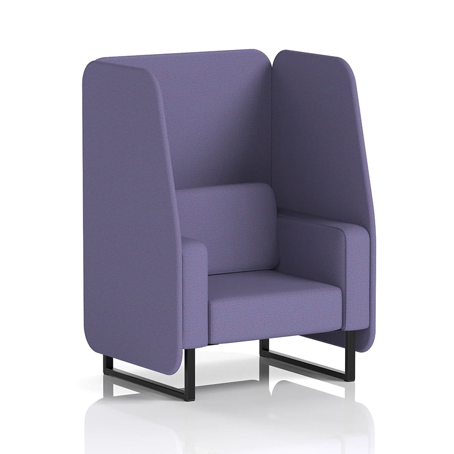 Brixworth Open Booth in Single Tone - 1 Seater