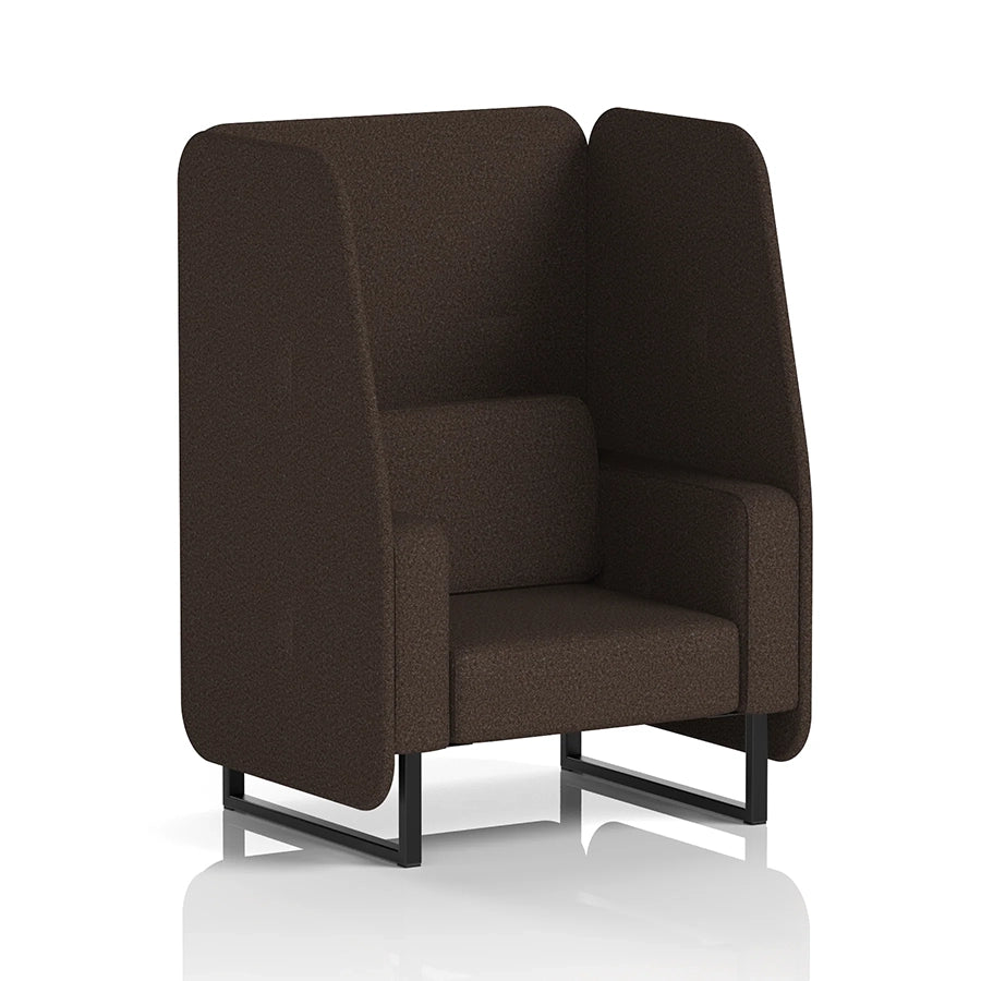 Brixworth Open Booth in Single Tone - 1 Seater