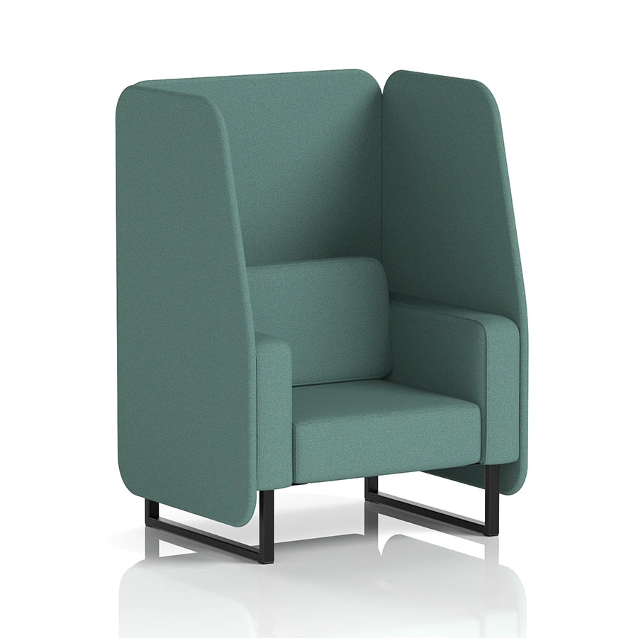 Brixworth Open Booth in Single Tone - 1 Seater