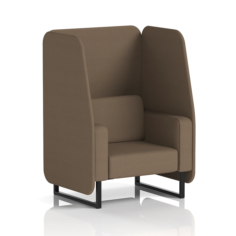 Brixworth Open Booth in Single Tone - 1 Seater