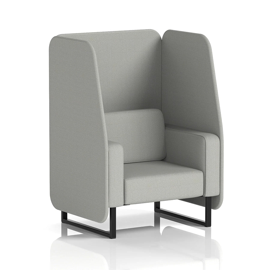 Brixworth Open Booth in Single Tone - 1 Seater
