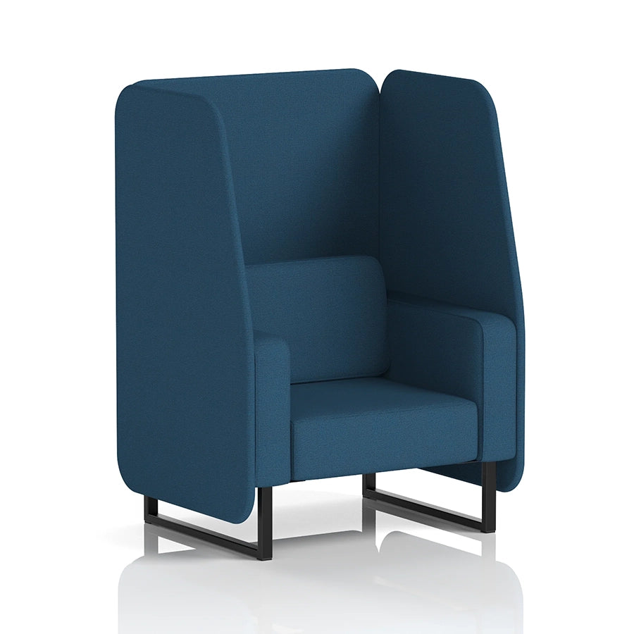 Brixworth Open Booth in Single Tone - 1 Seater