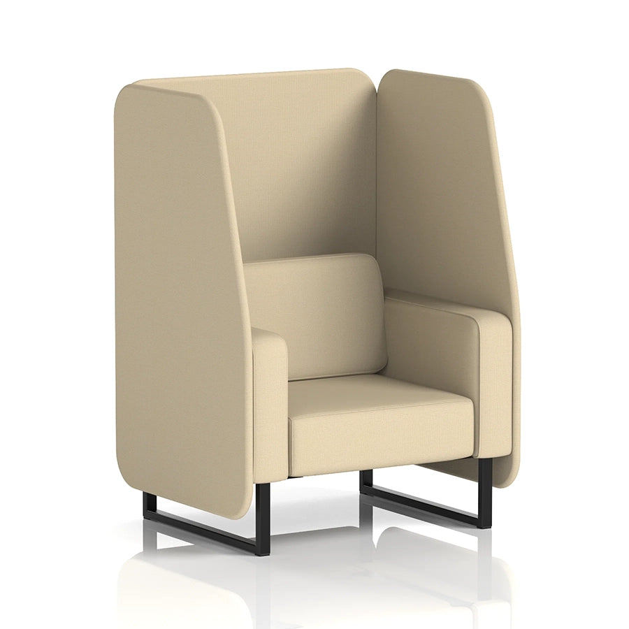 Brixworth Open Booth in Single Tone - 1 Seater