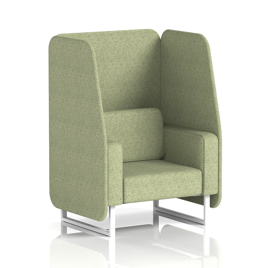 Brixworth Open Booth in Single Tone - 1 Seater