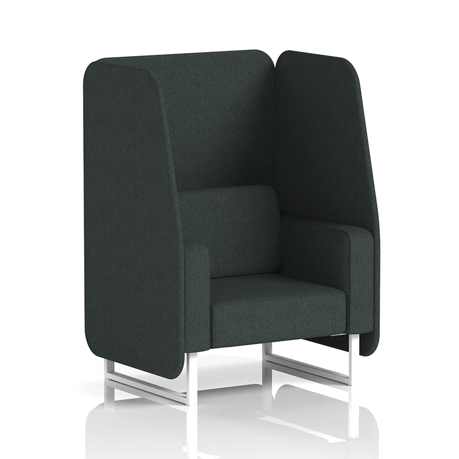 Brixworth Open Booth in Single Tone - 1 Seater