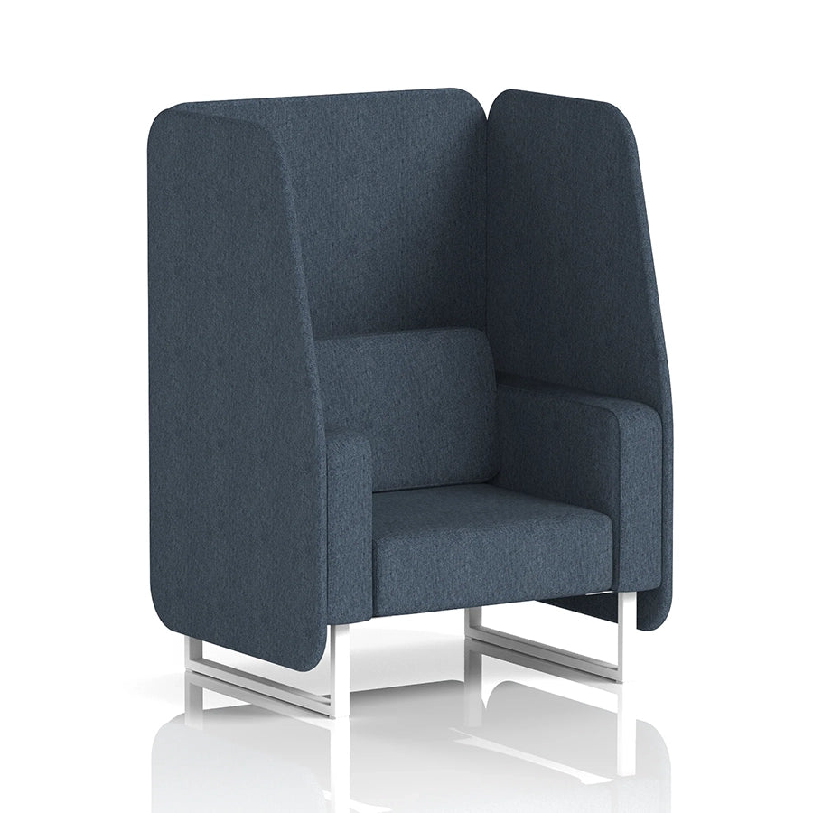 Brixworth Open Booth in Single Tone - 1 Seater