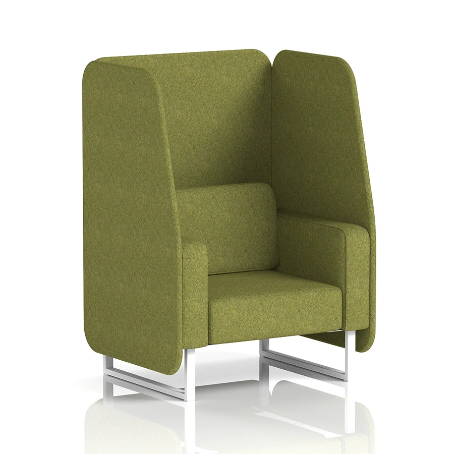 Brixworth Open Booth in Single Tone - 1 Seater