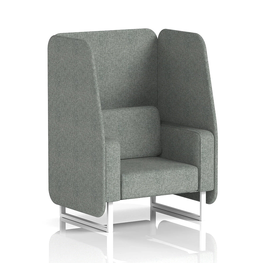 Brixworth Open Booth in Single Tone - 1 Seater