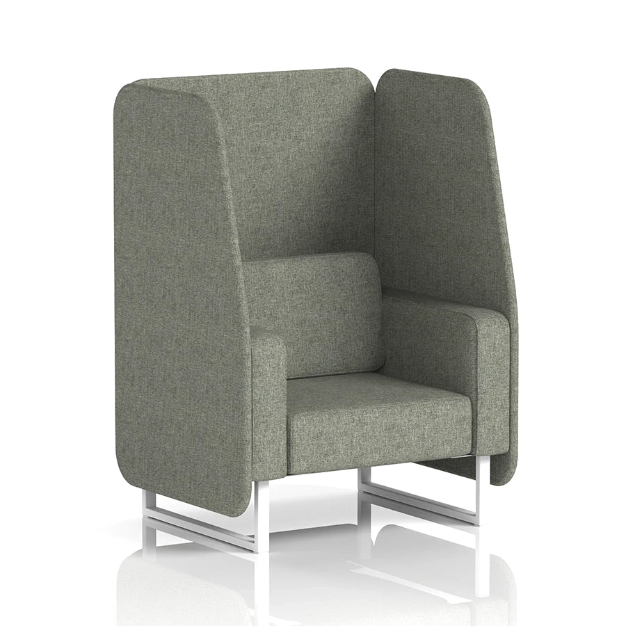 Brixworth Open Booth in Single Tone - 1 Seater